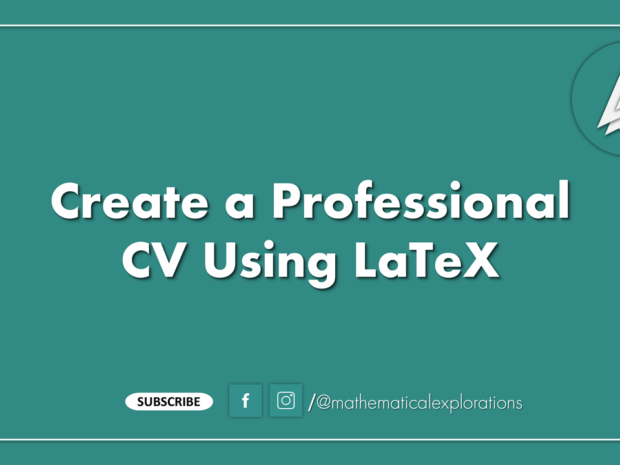 CV using latex