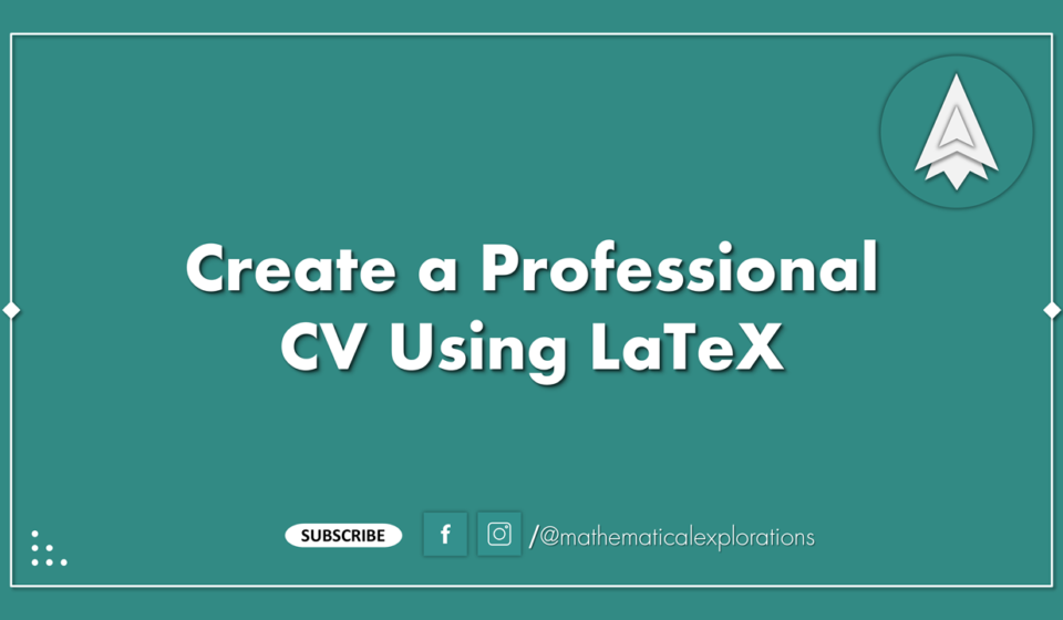 CV using latex